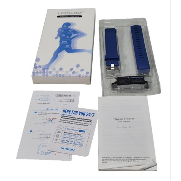 Other - Letscom ID152HR Fitness Tracker HR Activity Watch - blue
